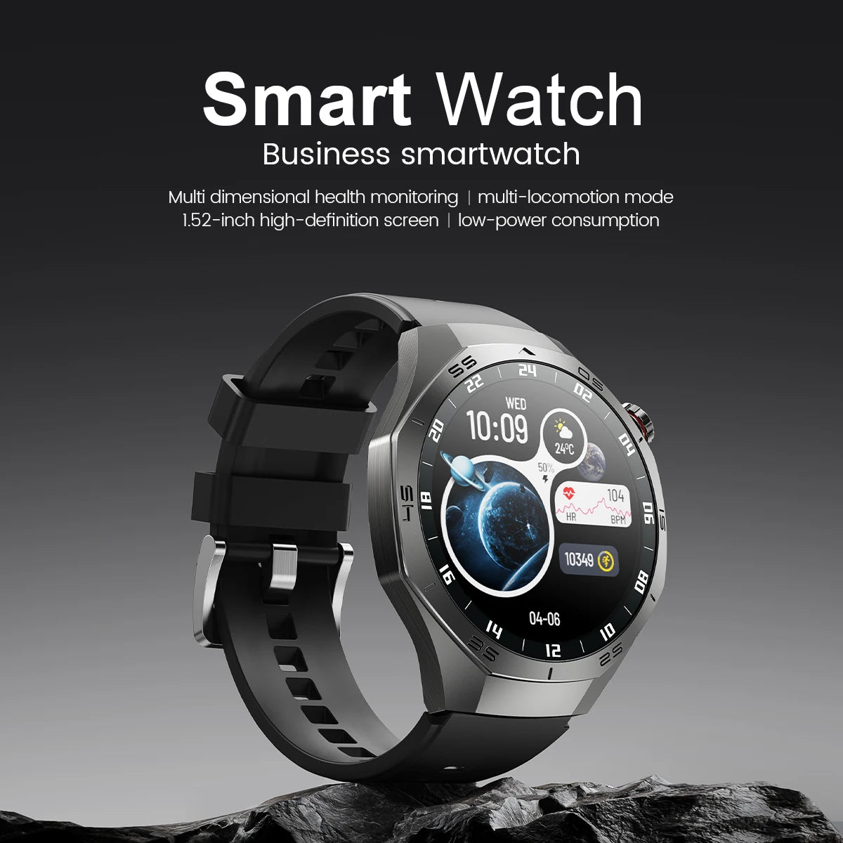 2025 Huawei GT5 Pro Smartwatch – HD AMOLED, GPS, Heart Rate