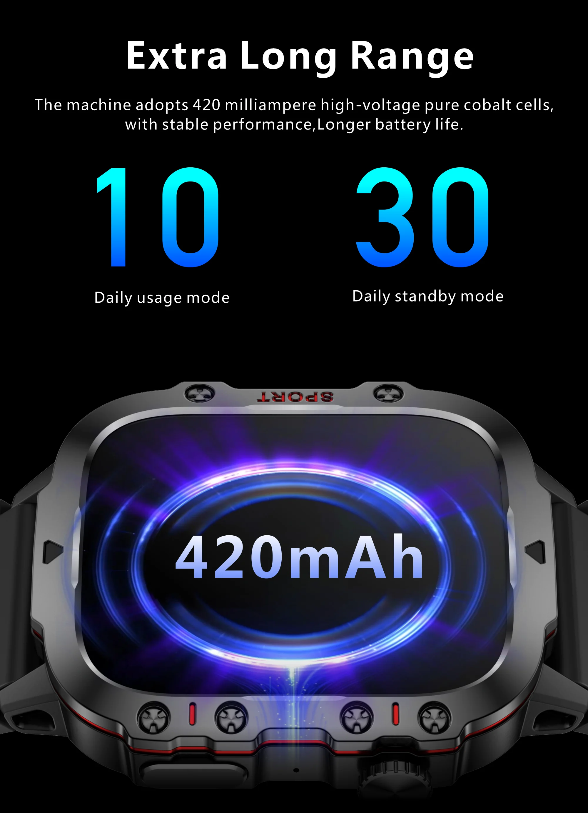 Original Men’s Smartwatch – Bluetooth Call, IP68 Waterproof, Fitness Tracker