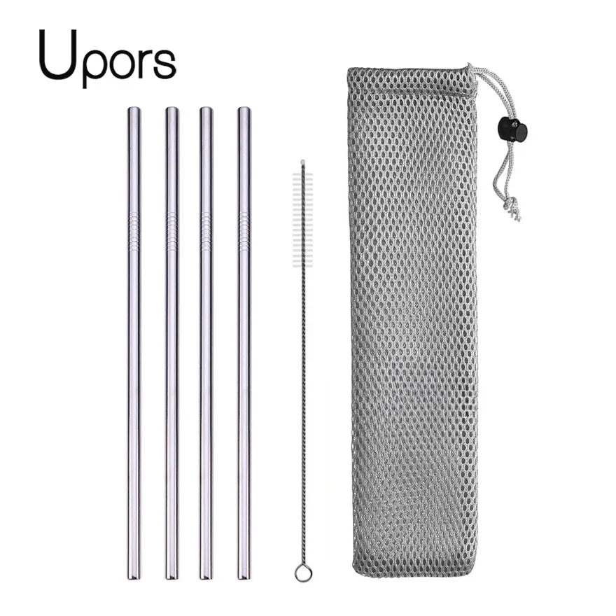 UPORS Reusable Stainless Steel Straws
