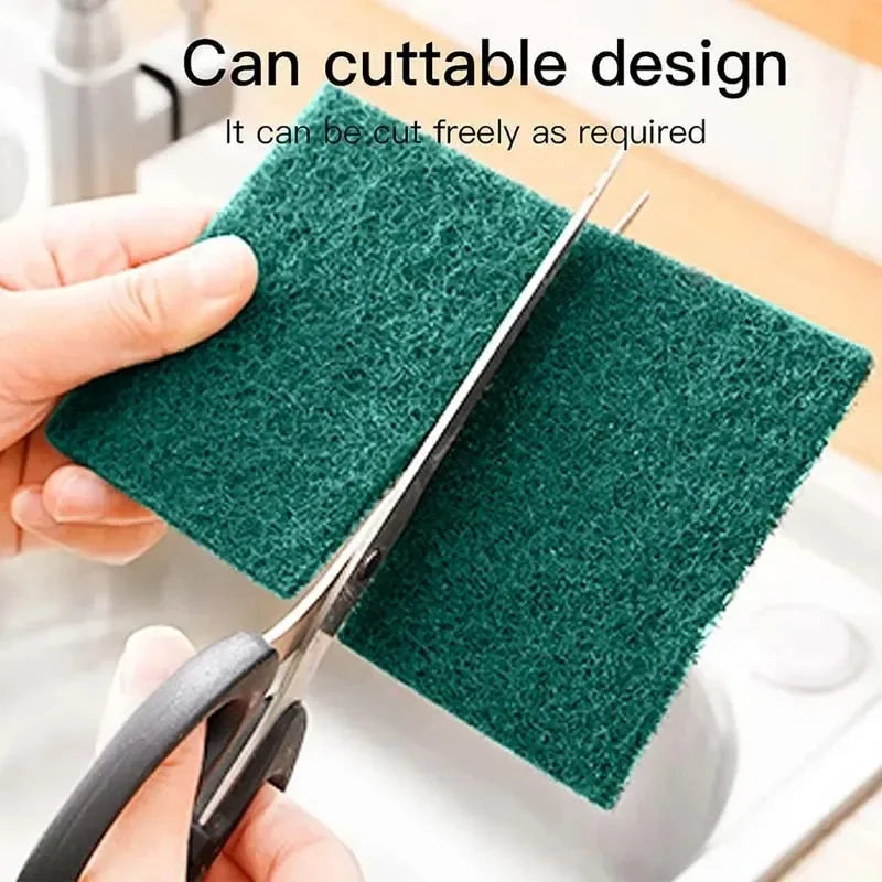 10/20/30pcs Non-Scratch Kitchen Scrub Pads – Reusable Dish & Pot Cleaners