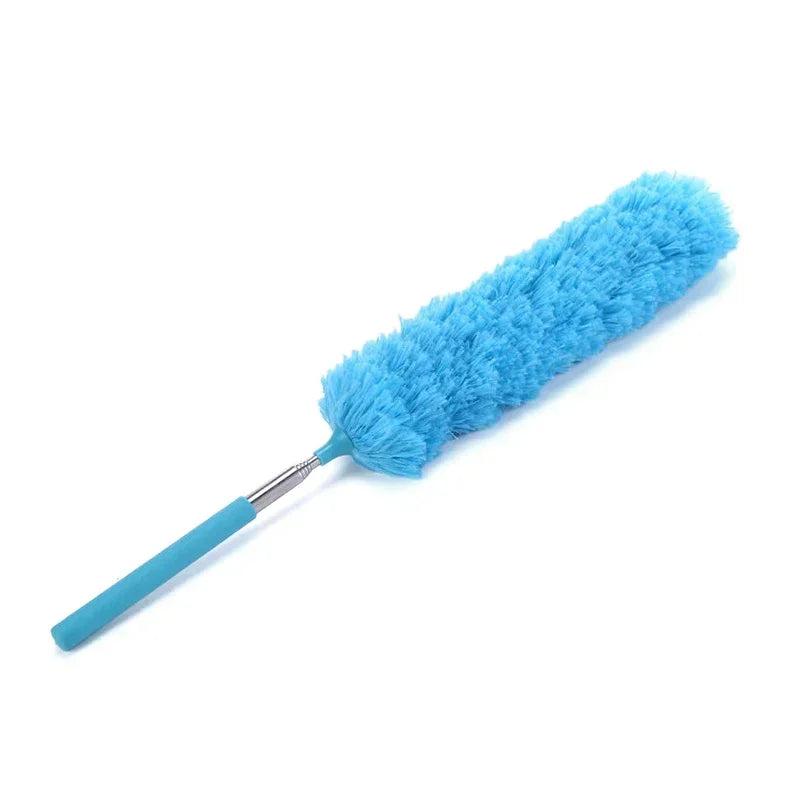 Telescopic Electrostatic Feather Duster – Microfiber Cleaning Tool