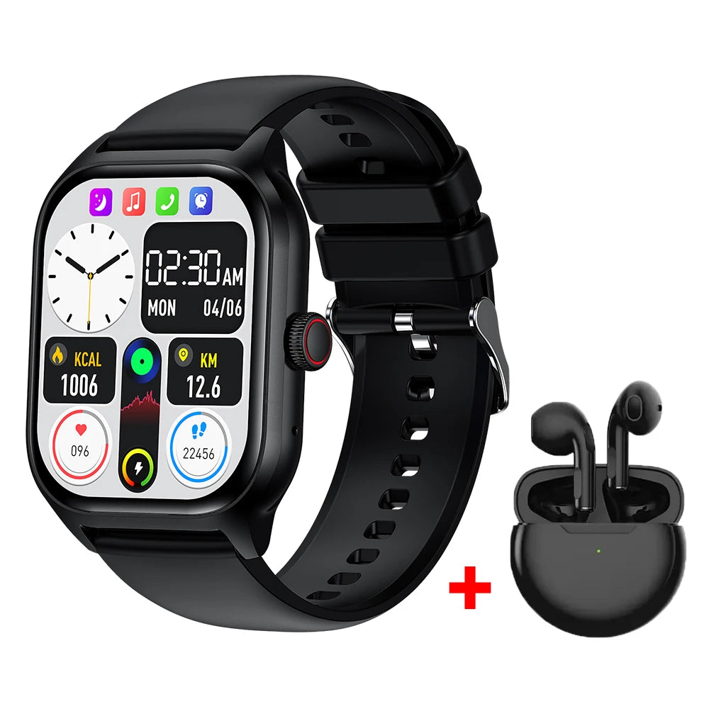 LEMFO LT10 Bluetooth Smartwatch 2024 – Fitness & Call Tracker