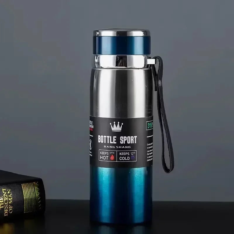 1L Stainless Steel Thermal Bottle – Hot & Cold Vacuum Flask