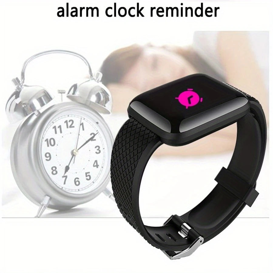 Smartwatch Men Women Fitness Tracker Message Call Compatible