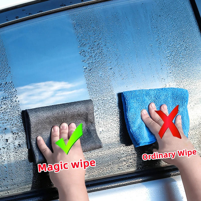 Thicker Magic Microfiber Cleaning Cloth – No-Trace Glass Towel