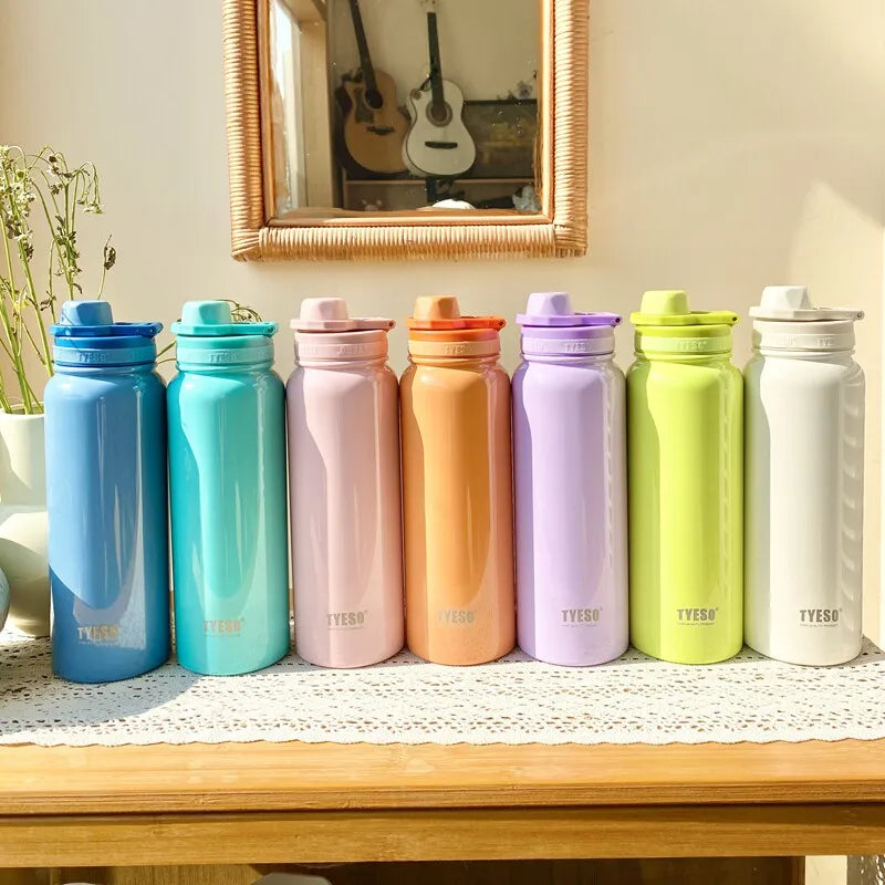 Stainless Steel Thermos Bottle Insulated Travel Water Flask Cup
