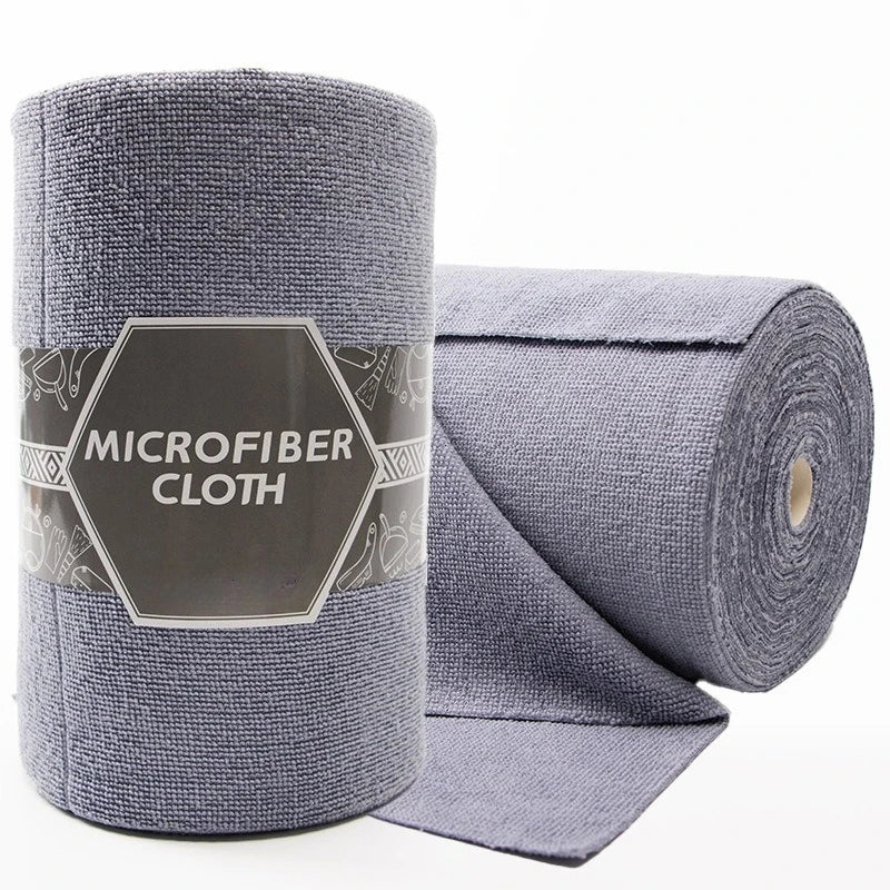 Reusable Microfiber Cleaning Cloth Roll for Kitchen Household Use