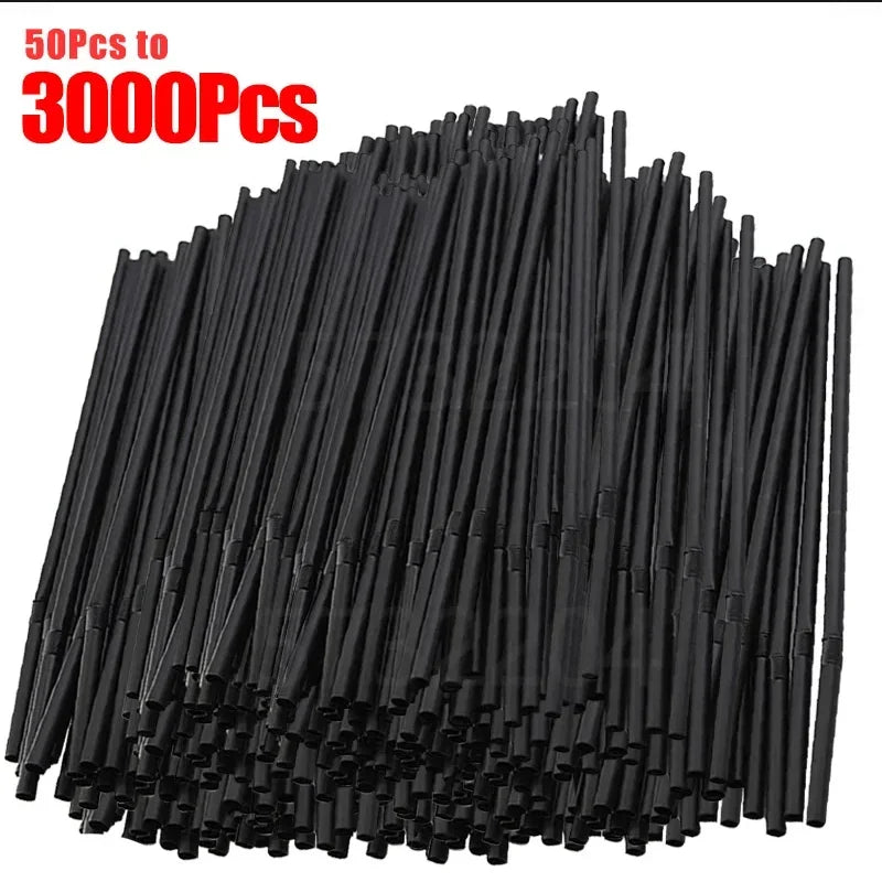 Multicolor Disposable Drinking Straws for Party and Beverage Use
