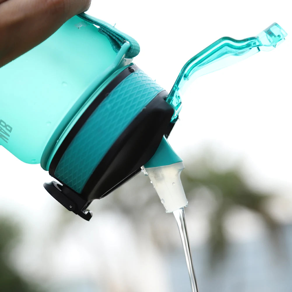 1000ml Leakproof Sports Water Bottle with Straw