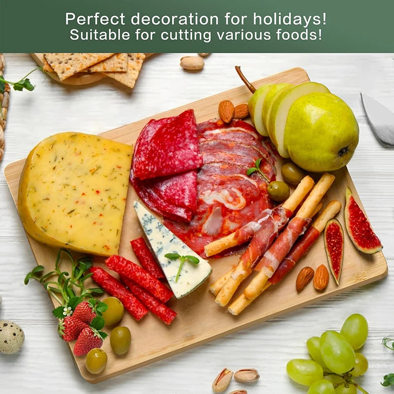 Wooden Bamboo Cutting Board for Meat Fruits and Vegetables