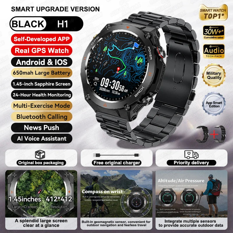 2025 Xiaomi GPS Sports Smartwatch – Waterproof with Bluetooth Call