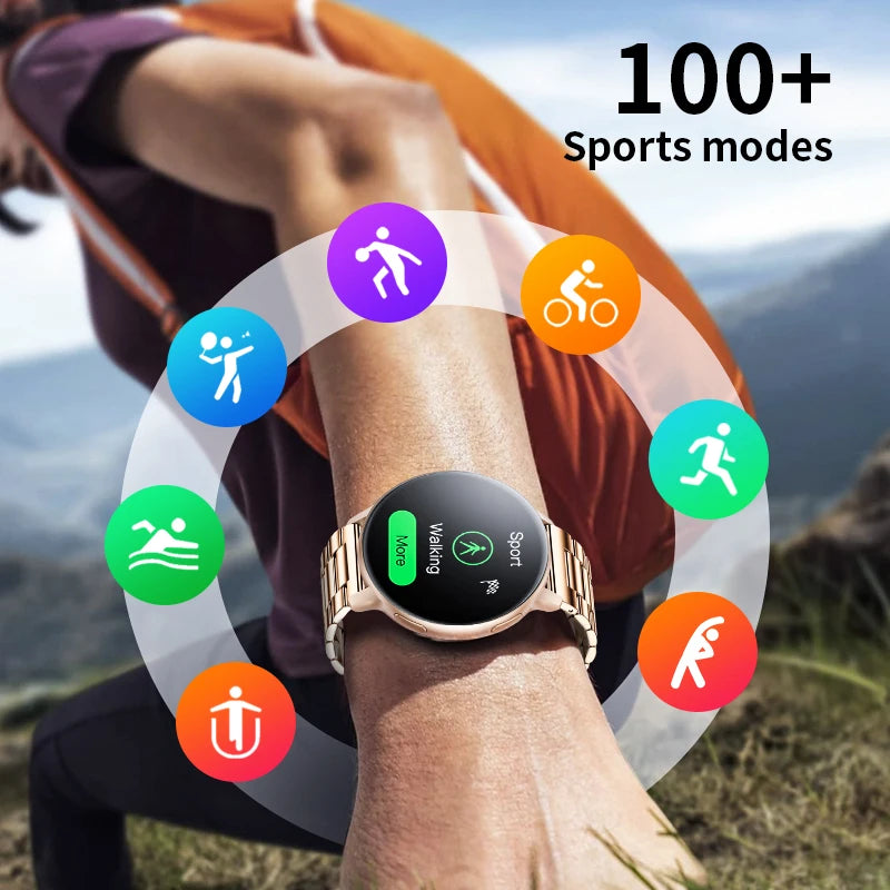 LIGE Bluetooth Call Smartwatch – Custom Dial, Fitness Tracker