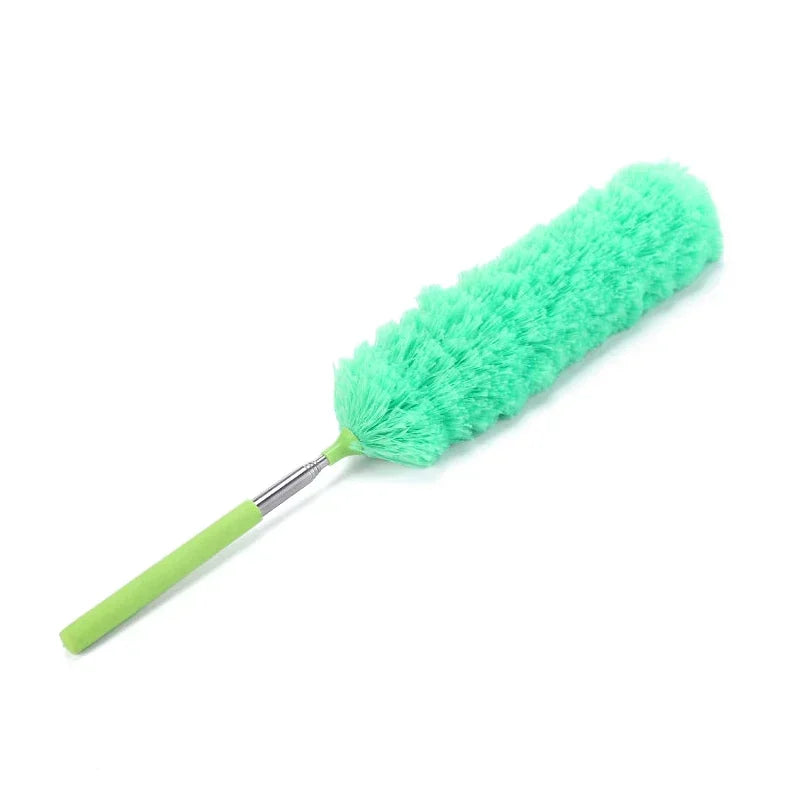 Telescopic Electrostatic Feather Duster – Microfiber Cleaning Tool