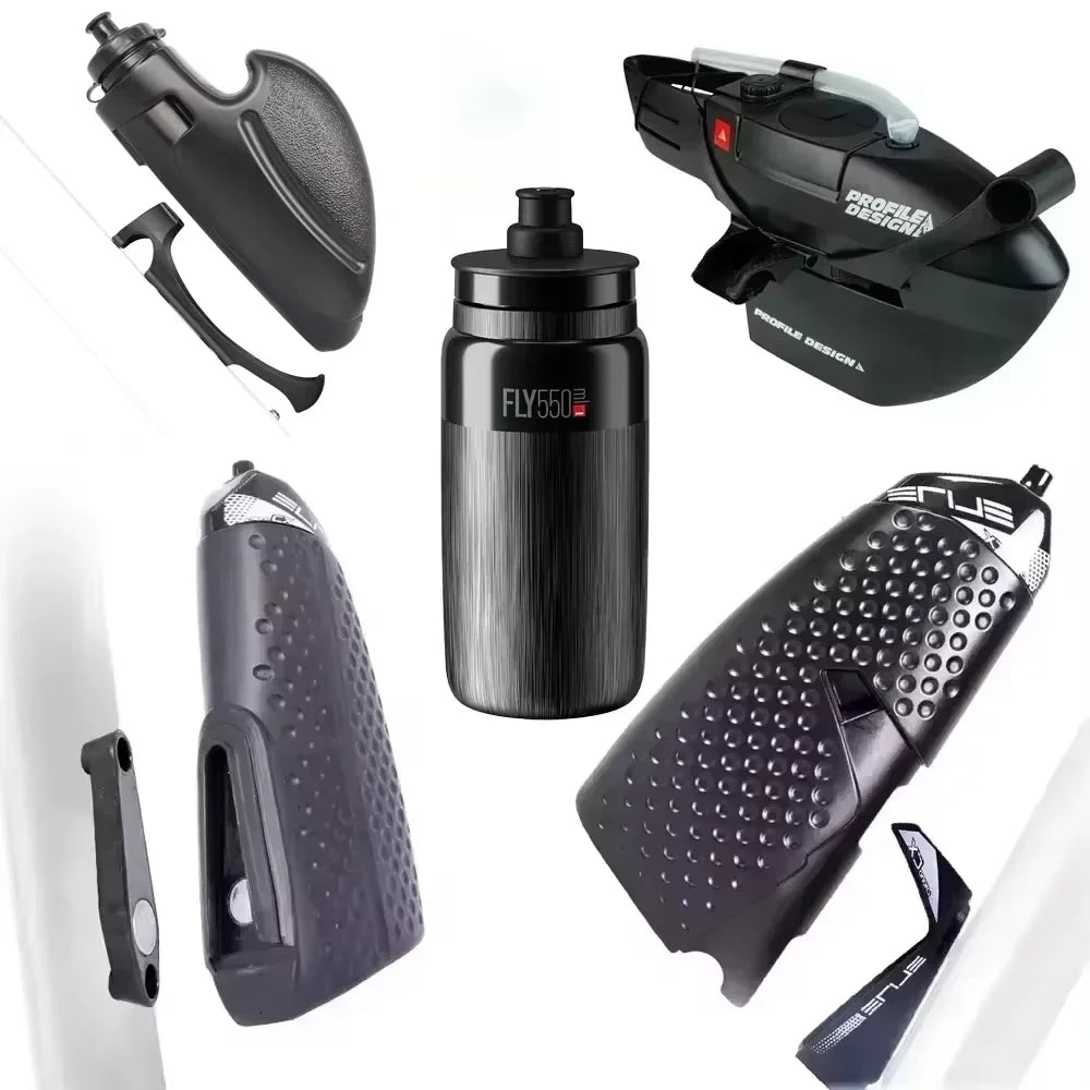 Aero Bike Water Bottle with Cage –