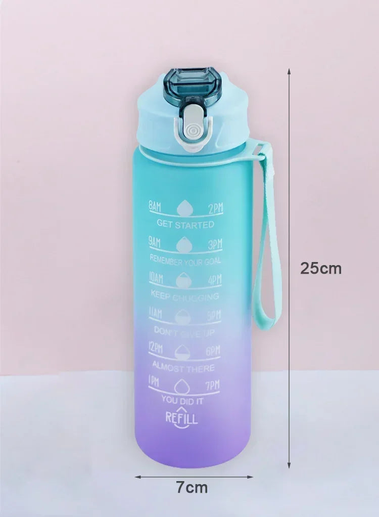 750ml Gradient Sports Water Bottle – Straw Cup, Heat-Resistant