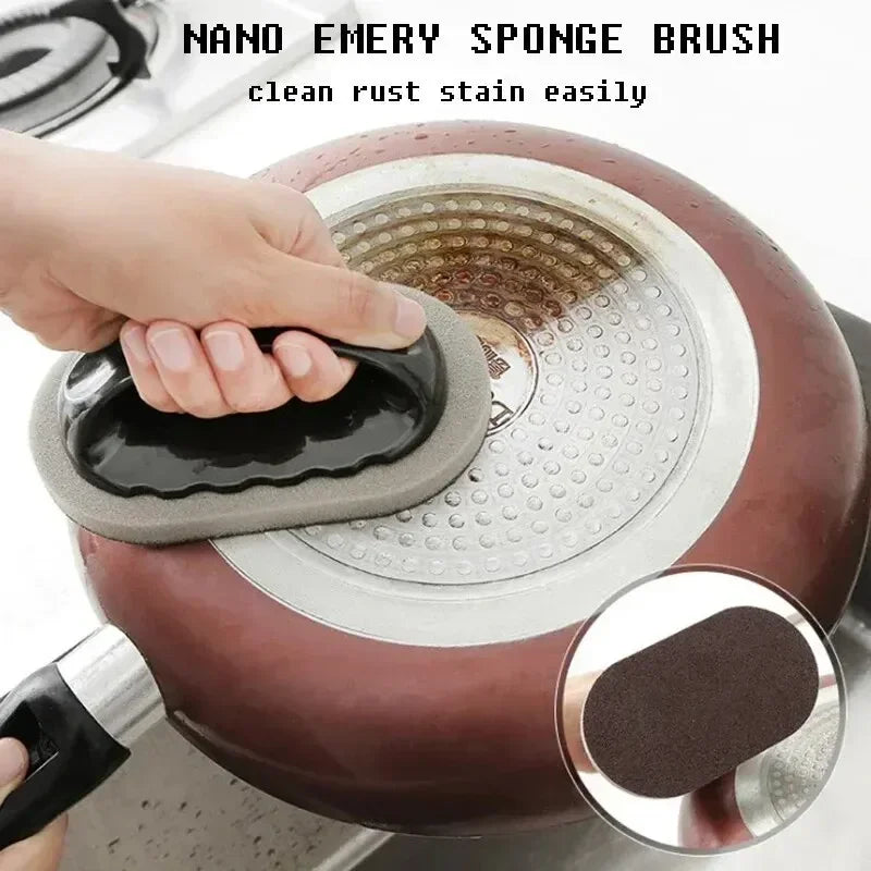 Reusable Emery Magic Sponge with Handle