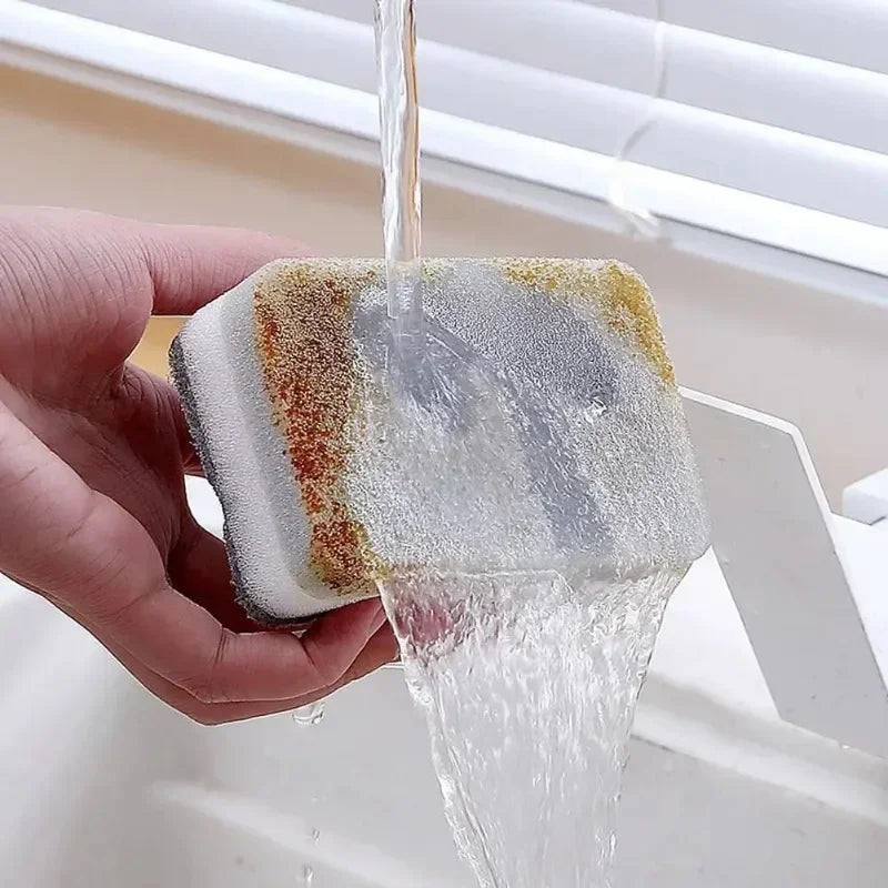 Magic 3-Layer Dishwashing Sponges – Reusable Kitchen Scrub Pads