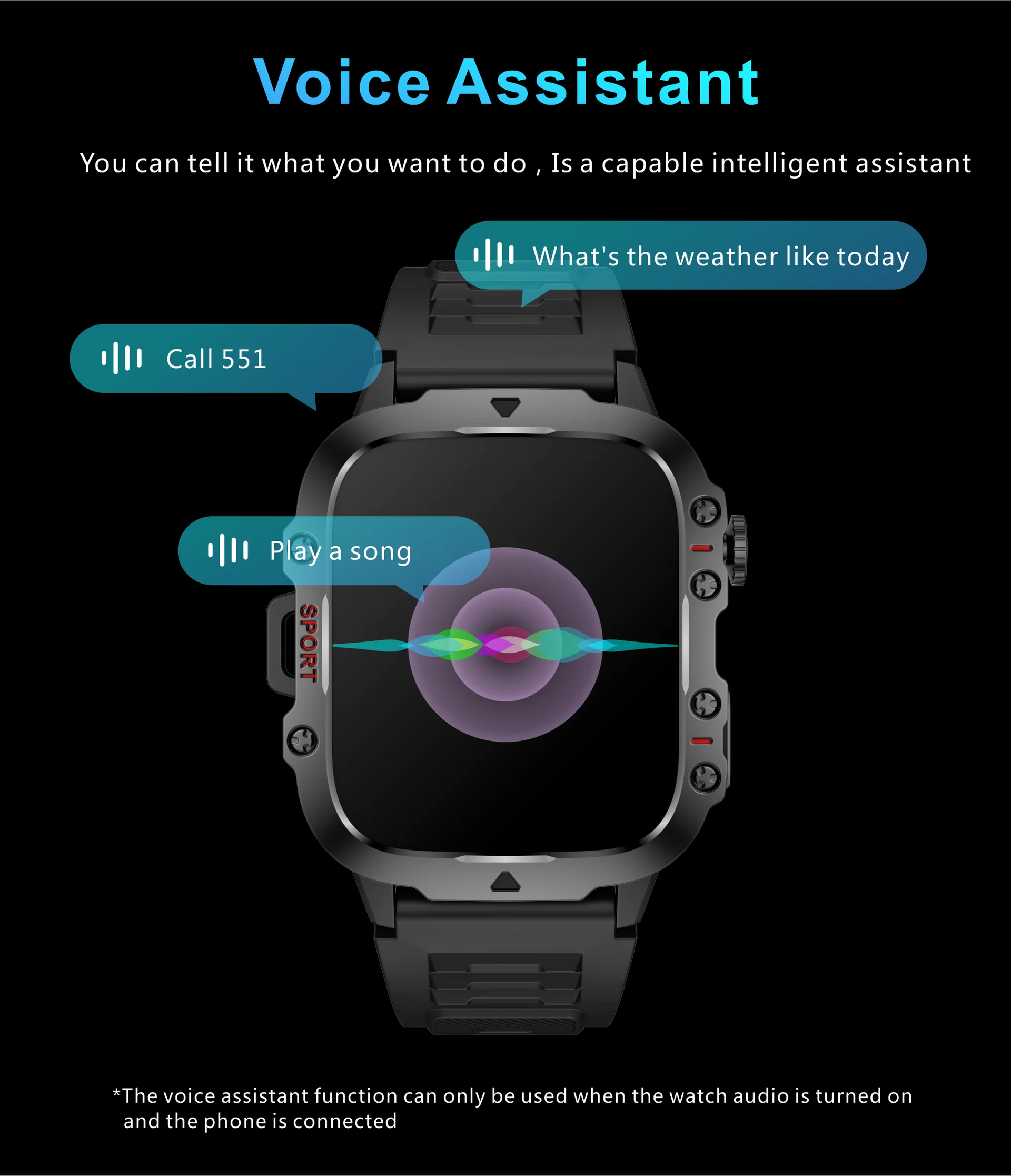 Original Men’s Smartwatch – Bluetooth Call, IP68 Waterproof, Fitness Tracker