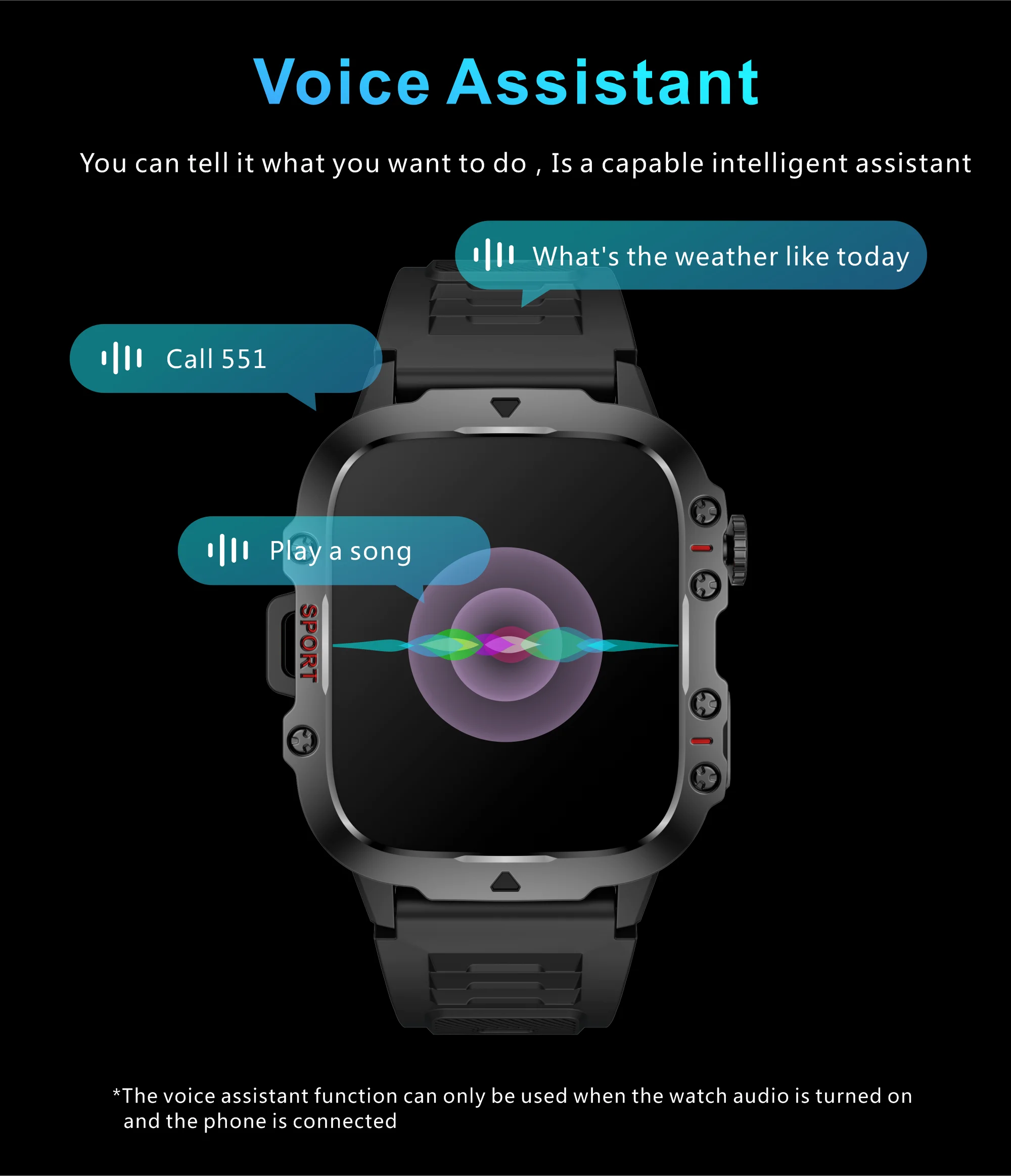 Original Men’s Smartwatch – Bluetooth Call, IP68 Waterproof, Fitness Tracker