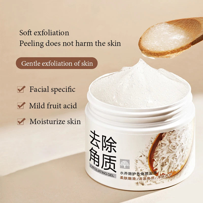 BIOAQUA White Rice Exfoliating Gel – Moisturizing Facial Scrub