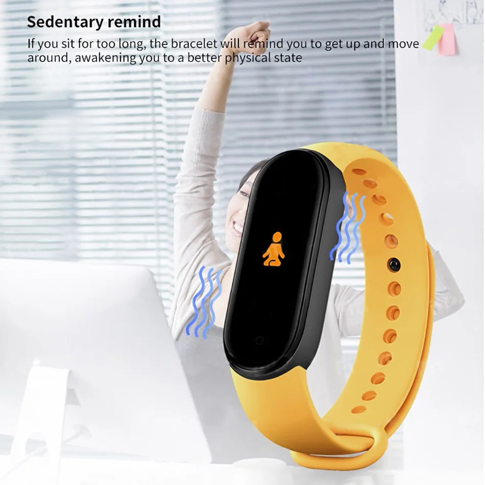 M6 Fitness Smartwatch with Heart & BP Monitor