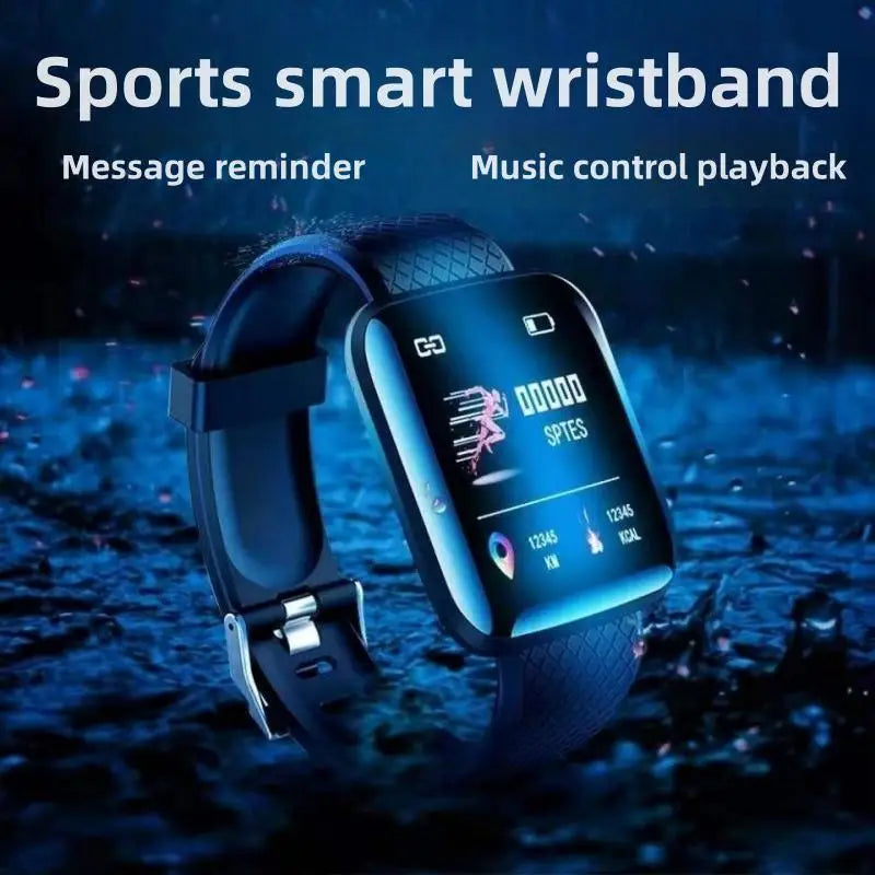Smart Sport Fitness Bracelet – Bluetooth Pedometer & Music Control