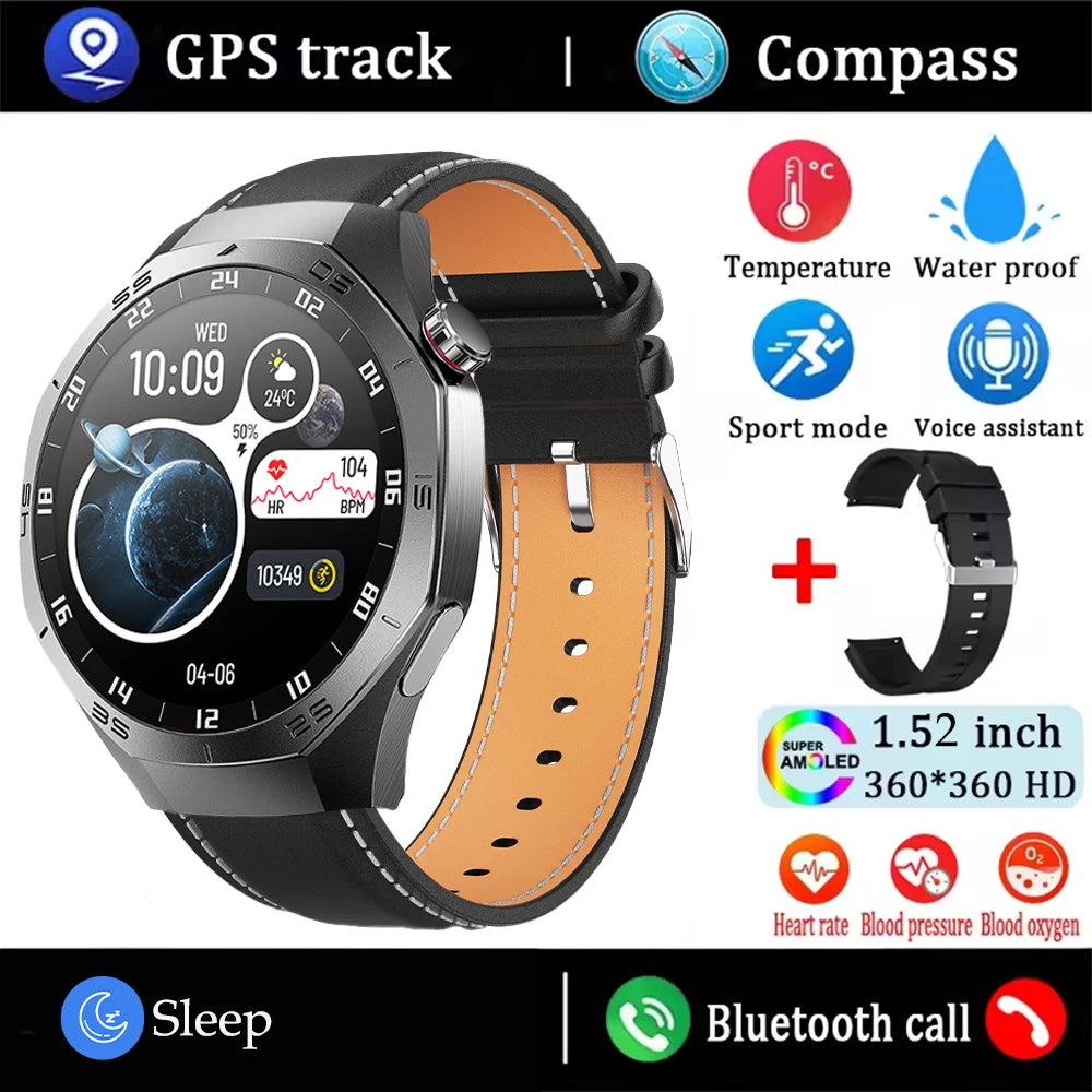 2025 Huawei GT5 Pro Smartwatch – HD AMOLED, GPS, Heart Rate