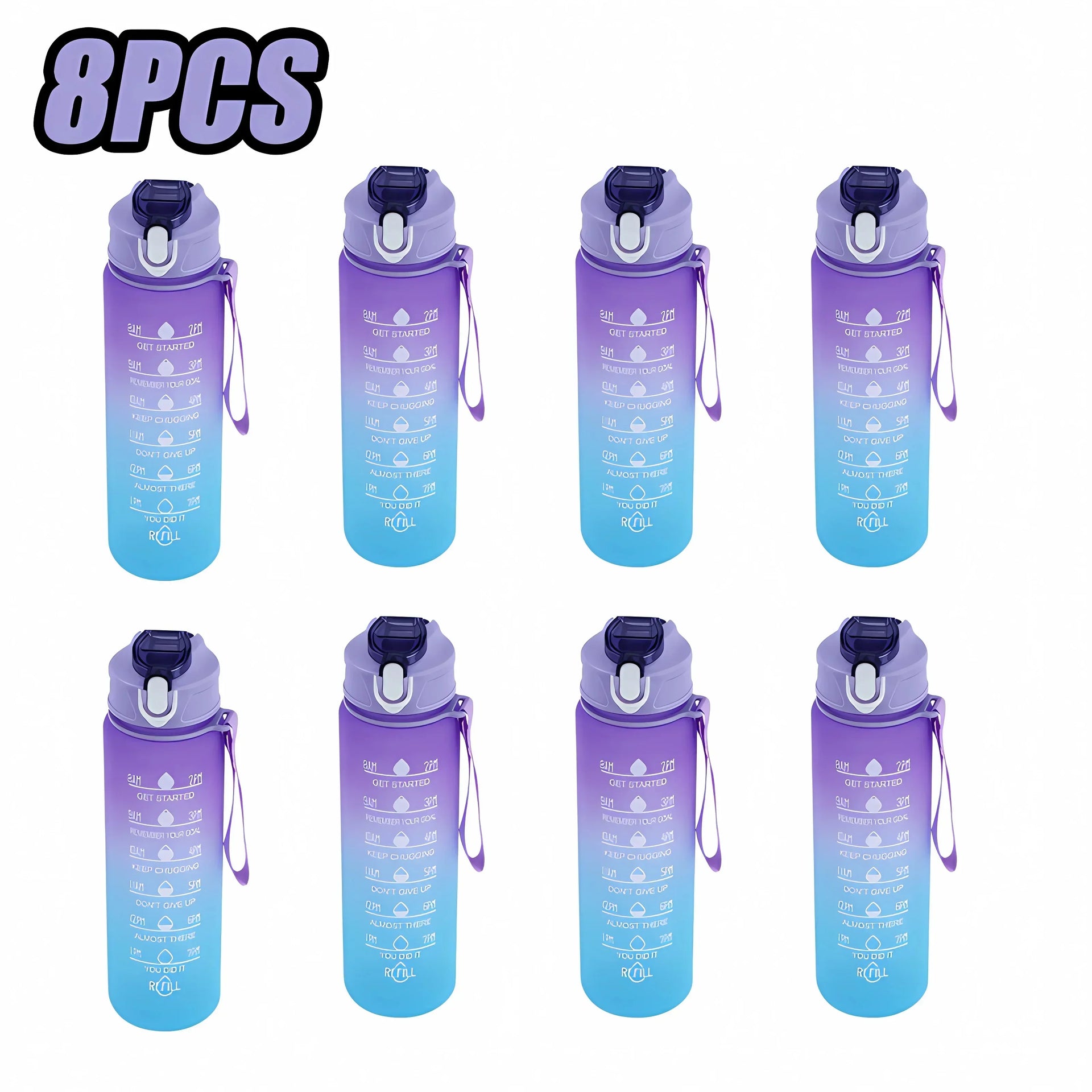 750ml Gradient Sports Water Bottle – Straw Cup, Heat-Resistant