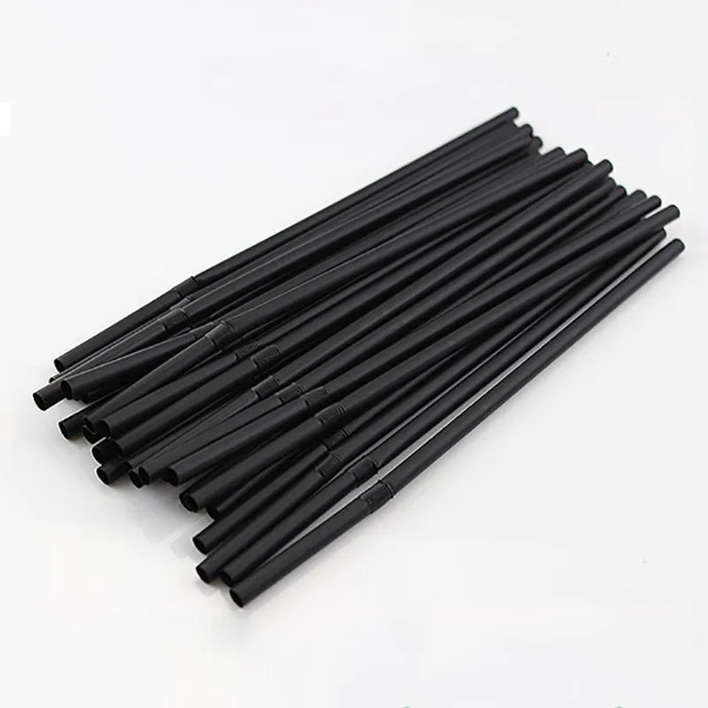 Multicolor Disposable Drinking Straws for Party and Beverage Use