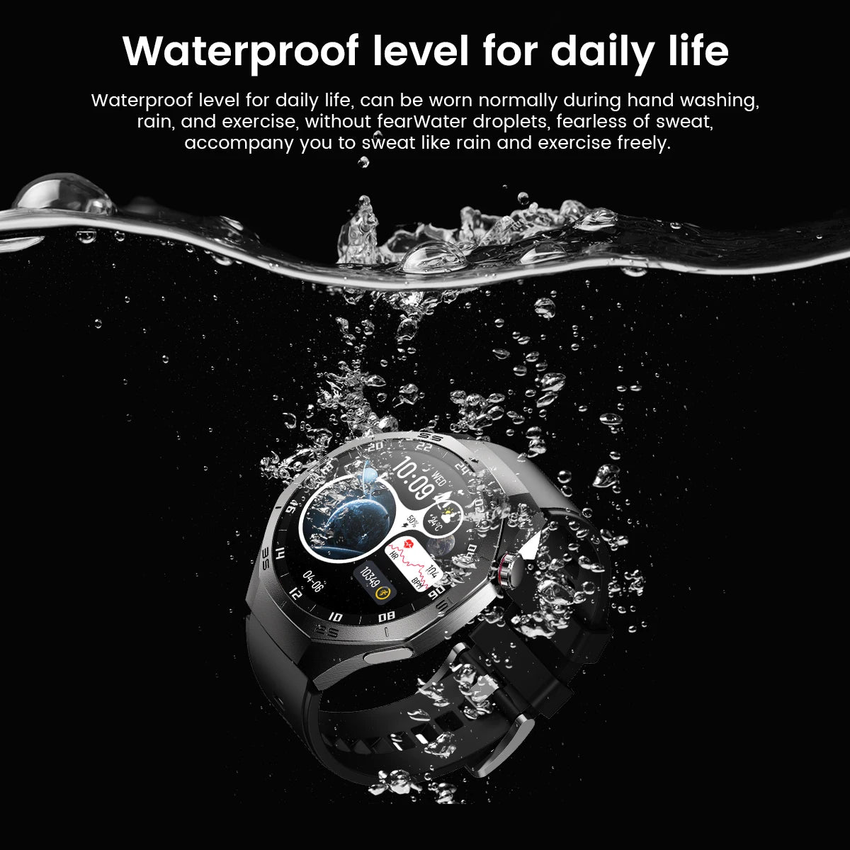 2025 Huawei GT5 Pro Smartwatch – HD AMOLED, GPS, Heart Rate