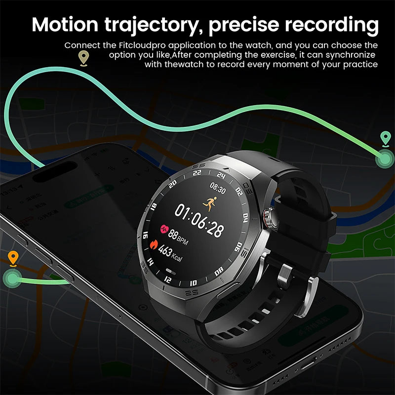 2025 Huawei GT5 Pro Smartwatch – HD AMOLED, GPS, Heart Rate