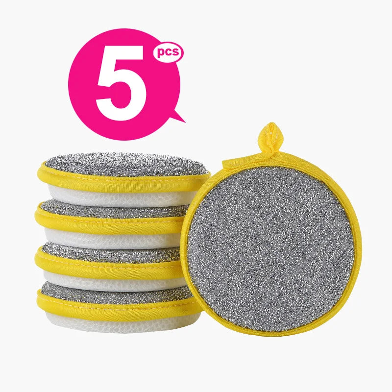 3/5/10PCS Double-Sided Dishwashing Sponges