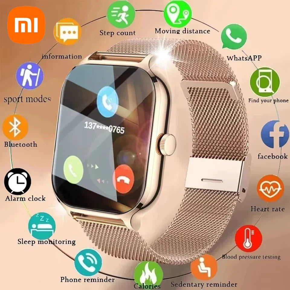 Xiaomi 2025 Sport Smartwatch – Bluetooth Call & Fitness Tracker