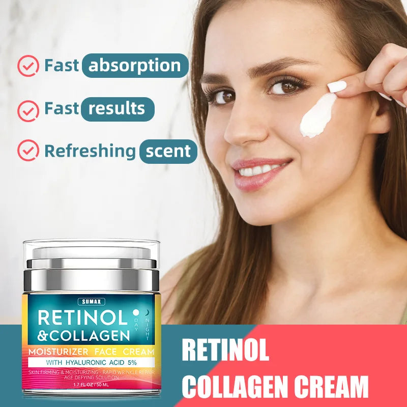 Retinol Anti Aging Face Cream Moisturizing Wrinkle Remover