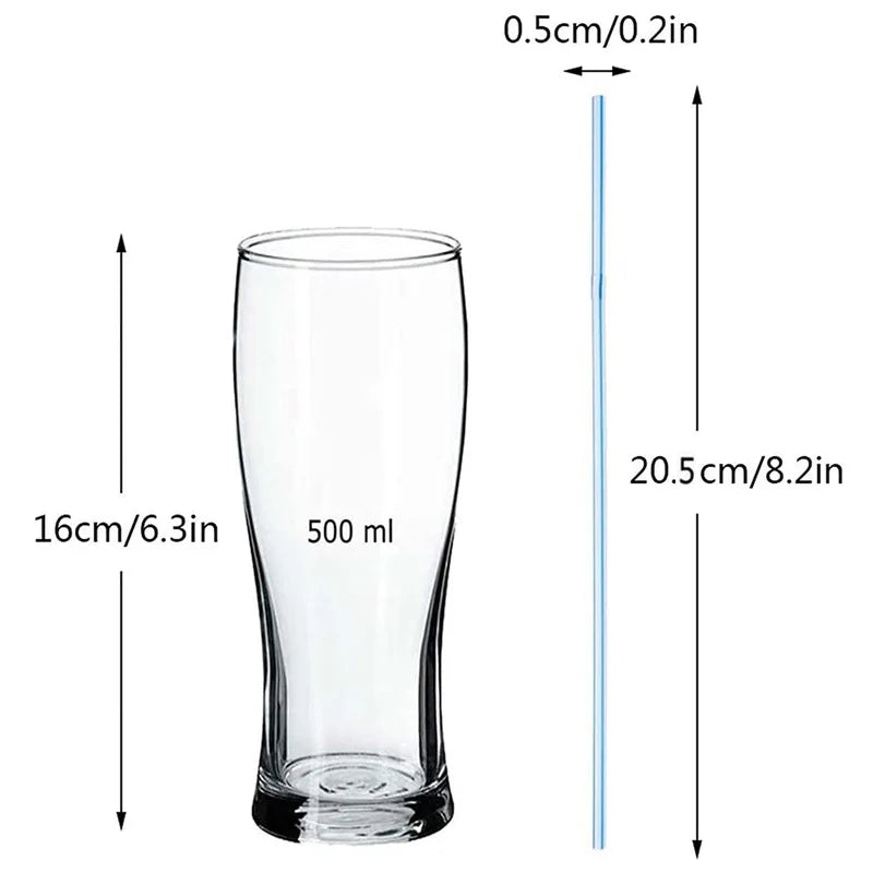 Multicolor Disposable Drinking Straws for Party and Beverage Use