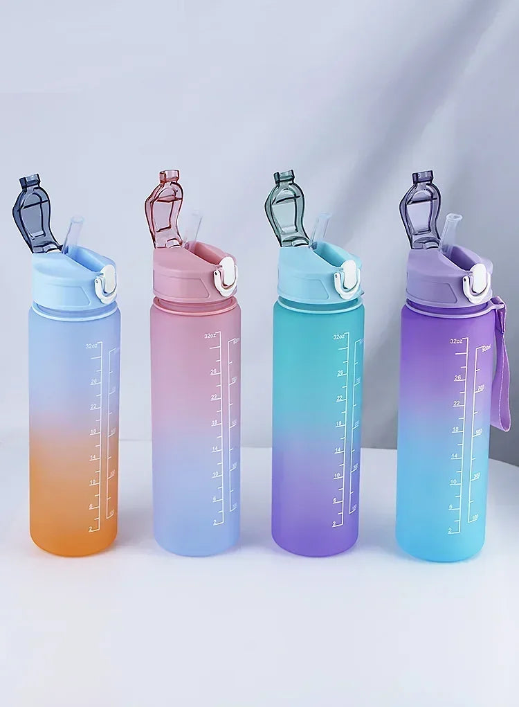 750ml Gradient Sports Water Bottle – Straw Cup, Heat-Resistant