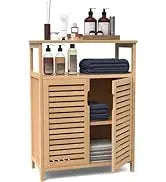 3-Tier Bamboo Freestanding Towel Rack – Bathroom Organizer
