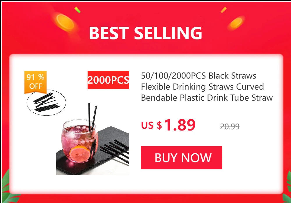 1–10Pcs Reusable Glass Straws – Eco-Friendly with Cleaning Brush