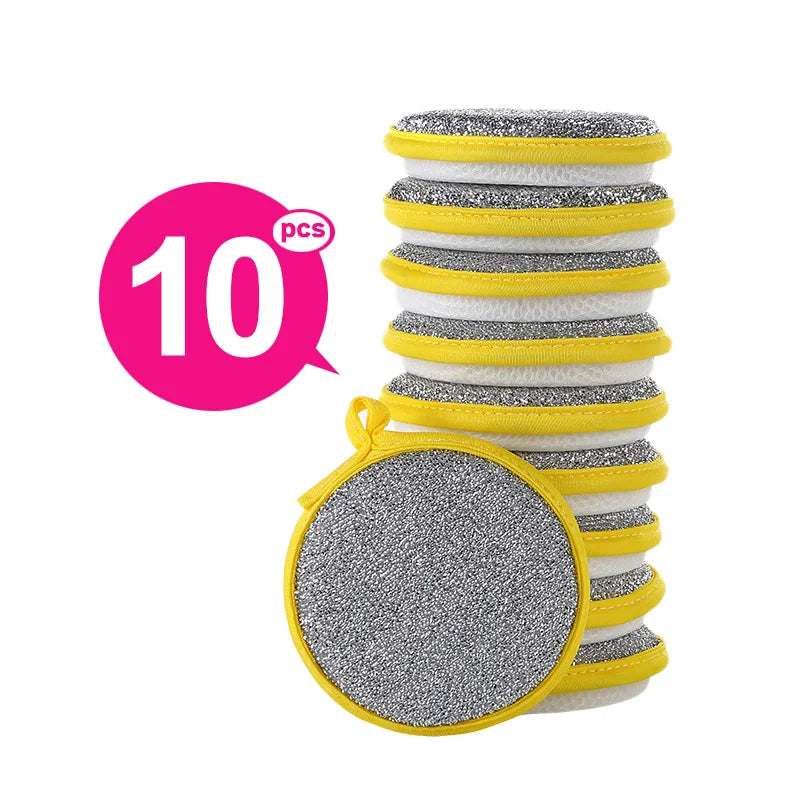 3/5/10PCS Double-Sided Dishwashing Sponges
