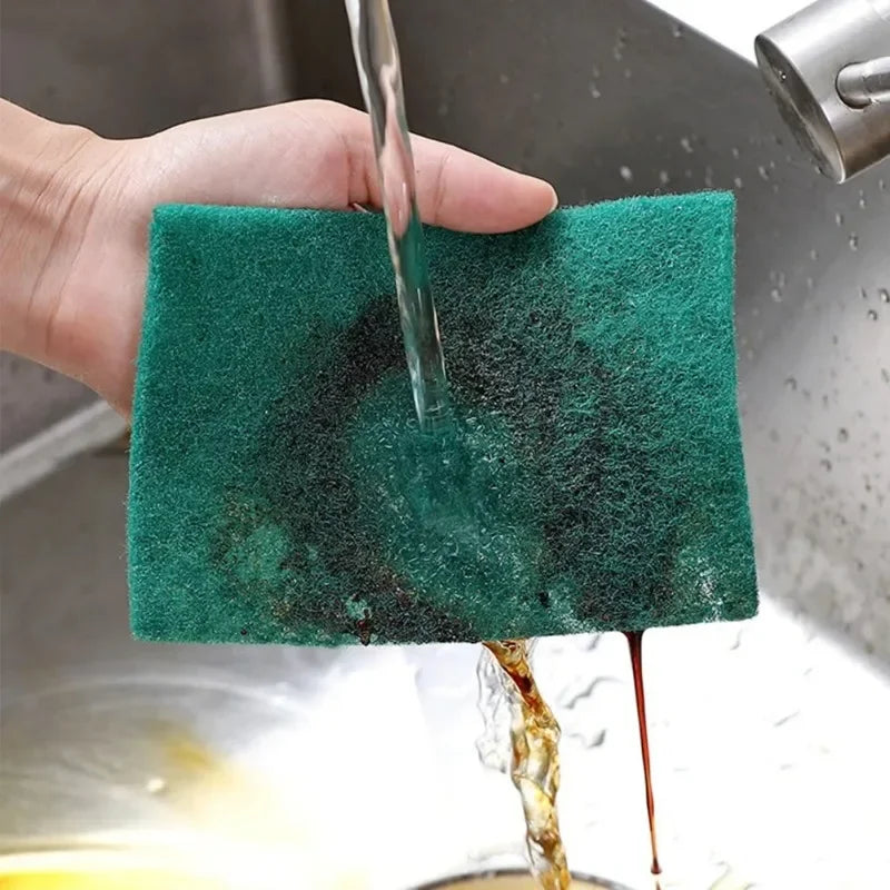 10/20/30pcs Non-Scratch Kitchen Scrub Pads – Reusable Dish & Pot Cleaners