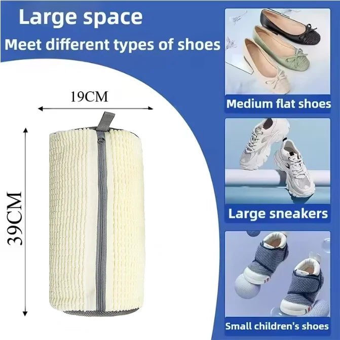 Heavy Duty Mesh Shoe Wash Bag for Laundry Protection