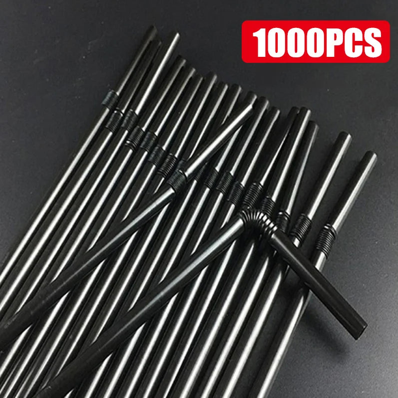 Multicolor Disposable Drinking Straws for Party and Beverage Use