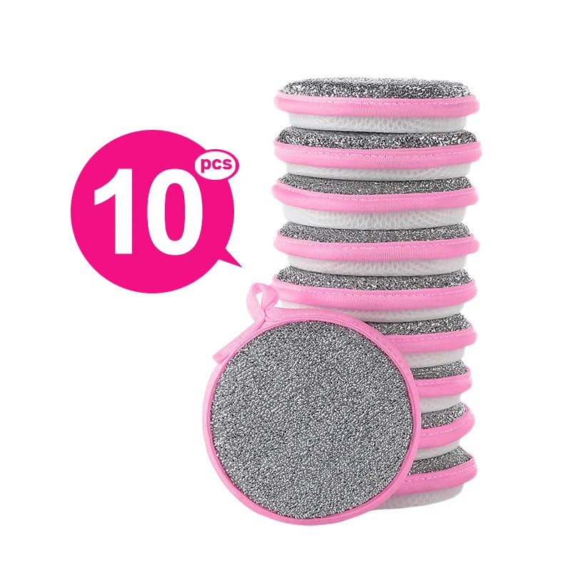 3/5/10PCS Double-Sided Dishwashing Sponges