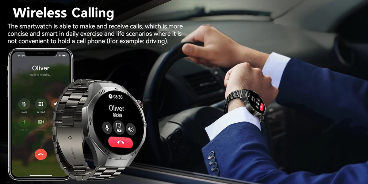 2025 Huawei GT5 Pro Smartwatch – HD AMOLED, GPS, Heart Rate