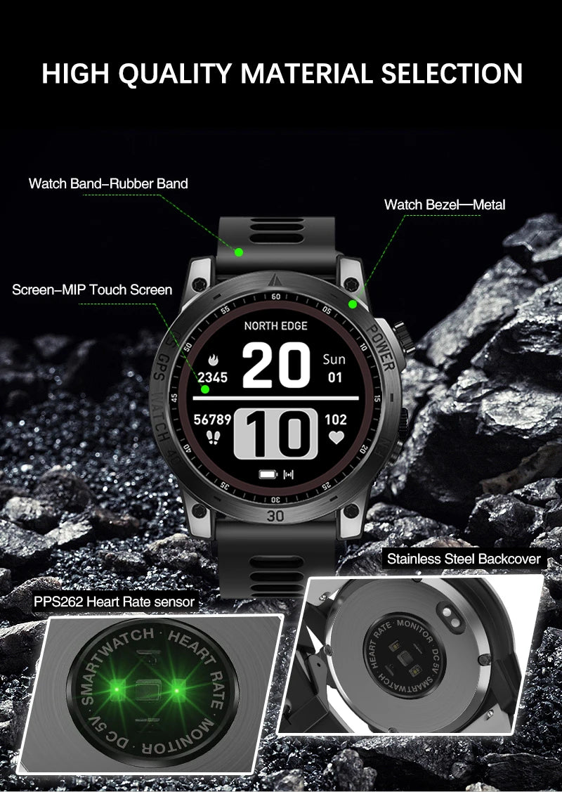 NORTH EDGE 2025 GPS Sport Smartwatch