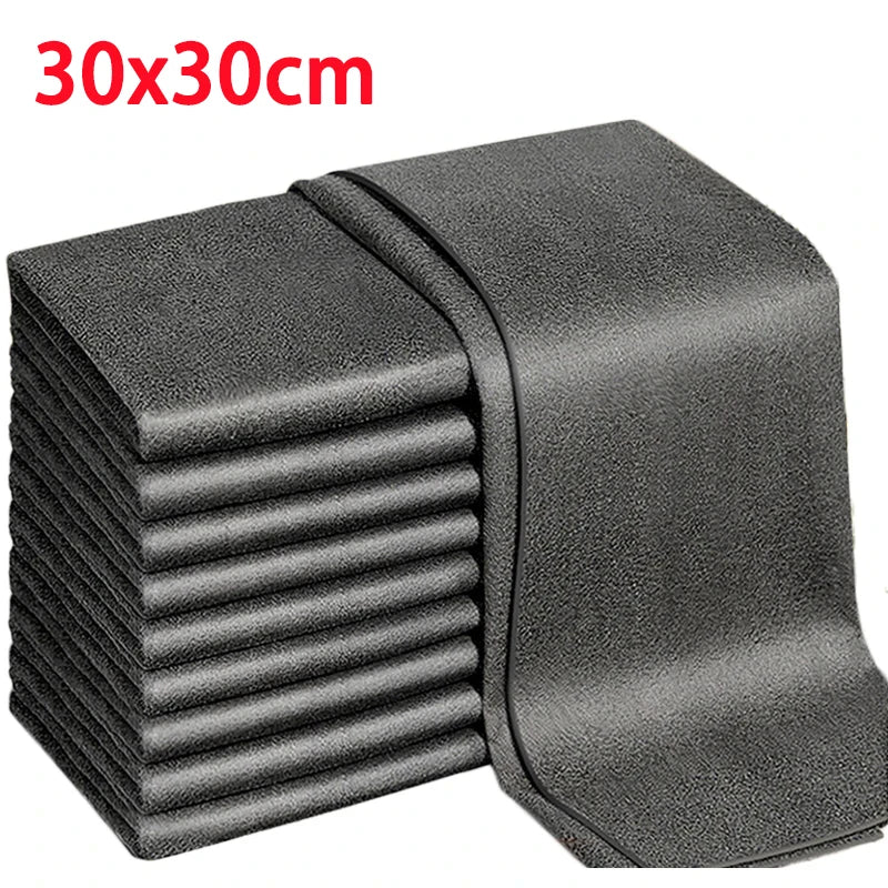 Reusable Microfiber Magic Cleaning Cloths for Home and Car
