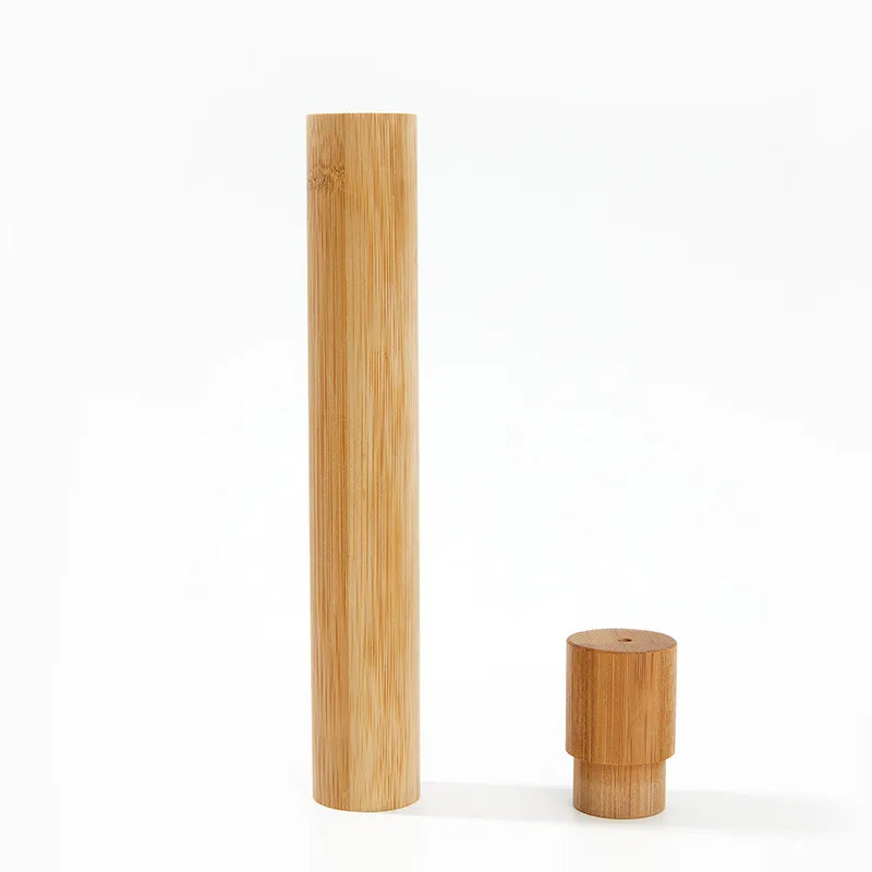 Eco-Friendly Bamboo Toothbrush Case – 21cm Travel Holder