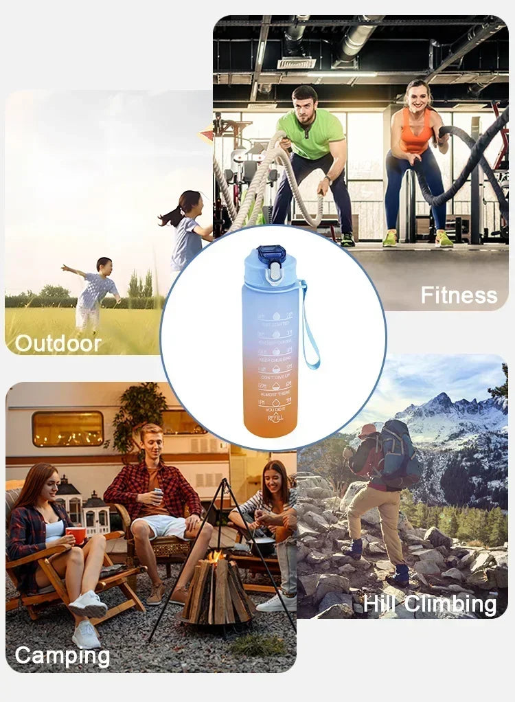 750ml Gradient Sports Water Bottle – Straw Cup, Heat-Resistant