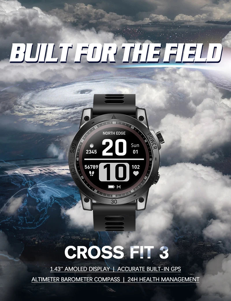 NORTH EDGE 2025 GPS Sport Smartwatch