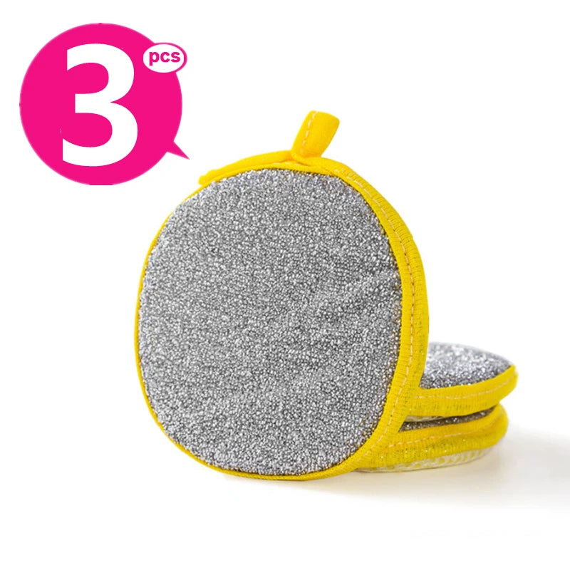 3/5/10PCS Double-Sided Dishwashing Sponges